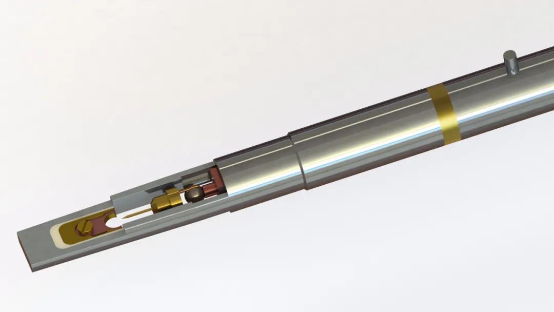 圖6 實驗中使用的原位樣品桿 圖6 實驗中使用的原位樣品桿