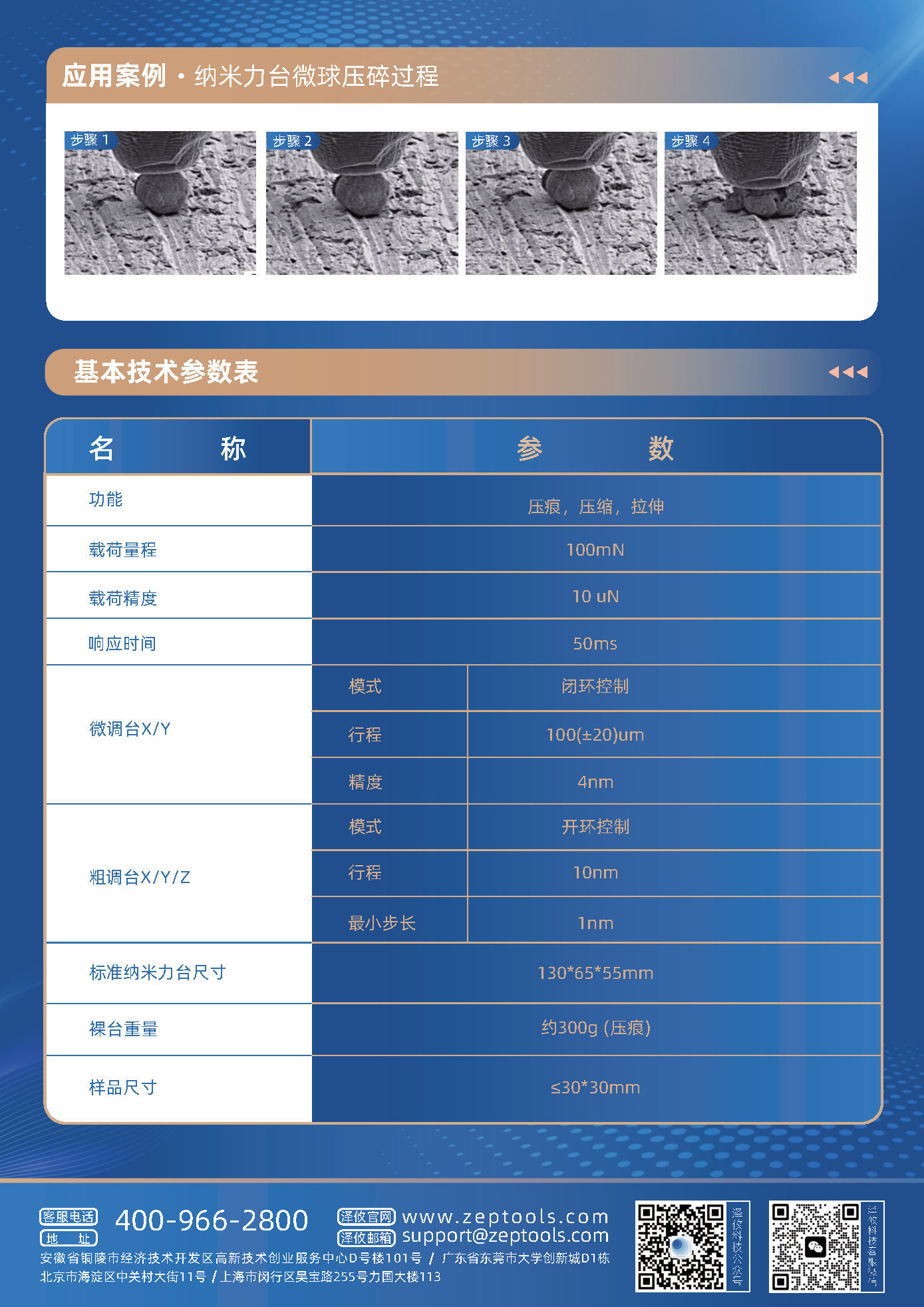 技術參數表 技術參數表